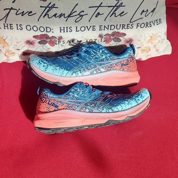 Womens ASICS Fuji Lite Trail Running Shoes Size 7 - Picture 6 of 9